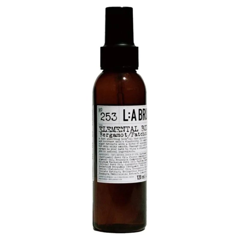 New 253 ELEMENTAL BODY OIL BERGAMOT PATCHOULI Vitamina A|Hidratantes