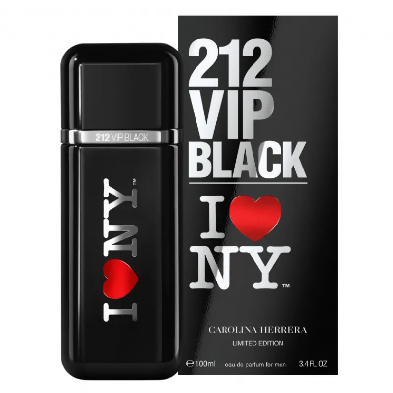 New 212 VIP MEN BLACK I LOVE NY EDP EDICIÓN LIMITADA Hombre Eau De Parfum Hombre|Eau De Parfum