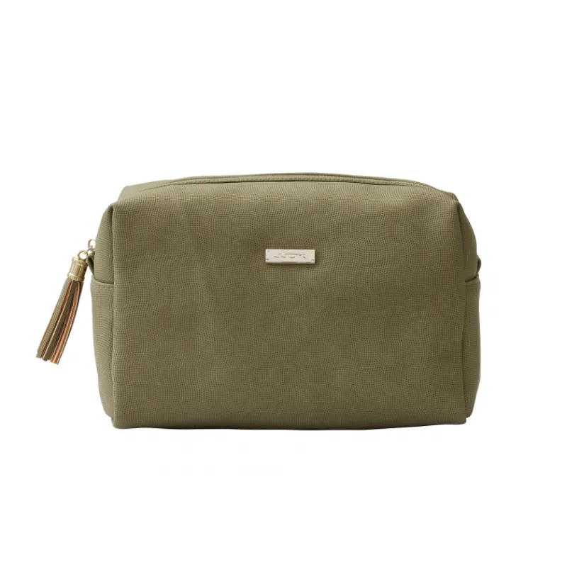 Outlet ARGANIA COSMETIC BAG SAGE GREEN Accesorios De Maquillaje