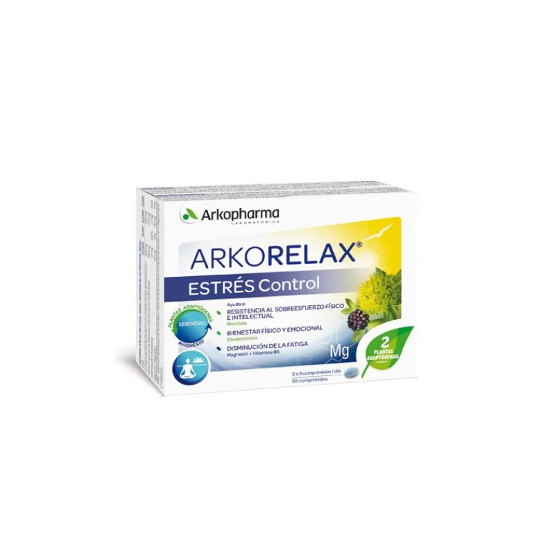 Outlet ARKORELAX ESTRÉS CONTROL 30 CÁPSULAS Vitaminas Y Minerales|Complementos Alimenticios