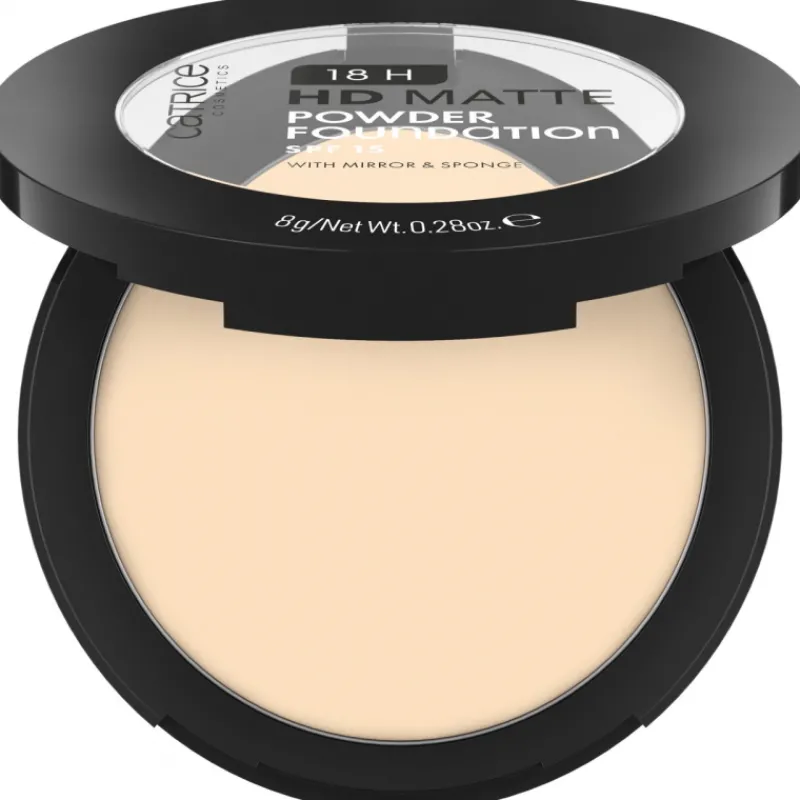 BASE EN POLVO MATE 18H HD Fondo De Maquillaje
