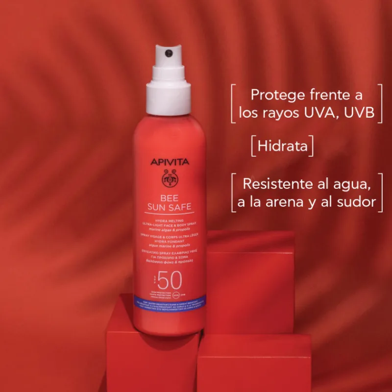 Outlet Bee Sun Safe Hydra Fresh Spray para Rostro y Cuerpo SPF 50 Corporal
