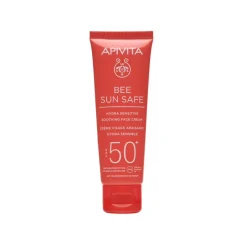 Hot Bee Sun Safe Hydra Sensitive Crema Facial Calmante SPF 50+ Facial