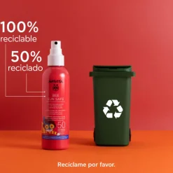 Bee Sun Safe Hydra Sun Loción Spray para Niños SPF 50 Corporal