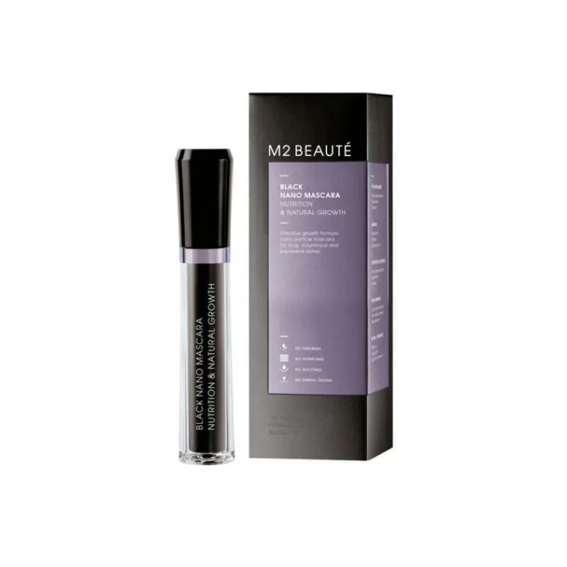 Sale BLACK NANO MASCARA NUTRITION & NATURAL GROWTH Máscara De Pestañas