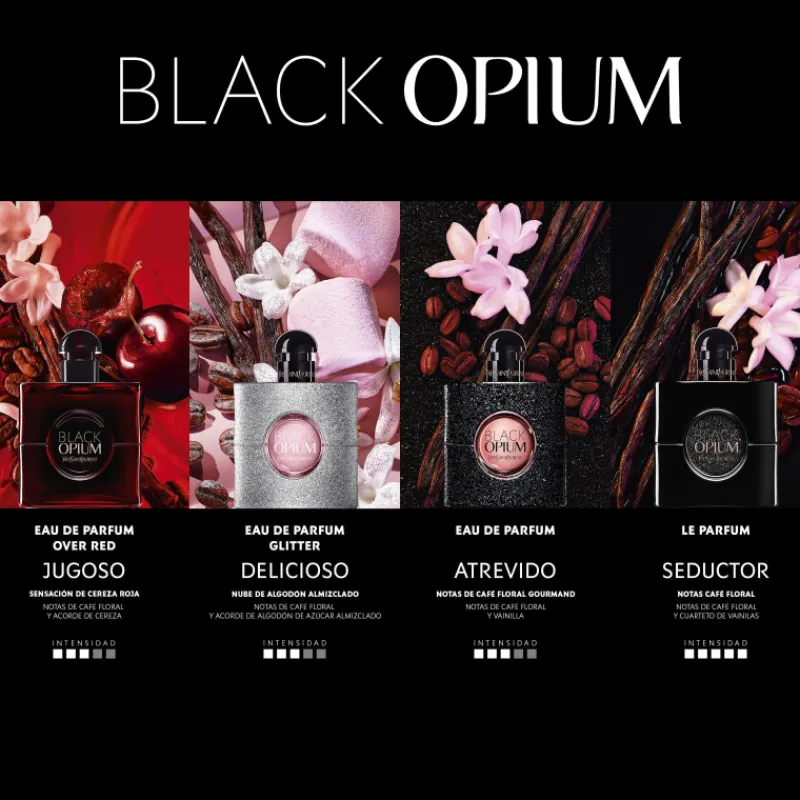 Clearance Black Opium Eau de Parfum Glitter Mujer Eau De Parfum Mujer