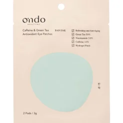 New Caffeine & Green Tea Antioxidant Eye Patches Niacinamida|Arrugas