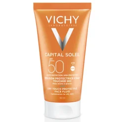 Hot CAPITAL SOLEIL CREMA PROTECTORA ROSTRO TACTO SECO SPF 50 Facial