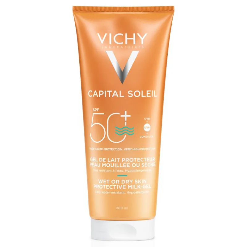 Sale CAPITAL SOLEIL GEL LECHE PROTECTOR WET SKIN SPF 50 Corporal