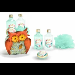 Sale CESTA BAÑO NATURAL BUHO MTALICO Accesorios De Maquillaje|Hidratantes