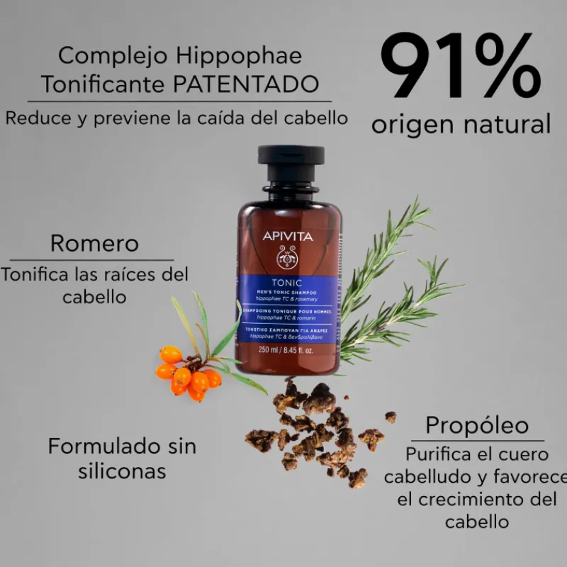 Online Champú Tonificante para Hombre para la Caída del Cabello Tratamientos Capilares