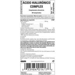 New ÁCIDO HIALURÓNICO COMPLEX 30 CÁPSULAS Vitaminas Y Minerales|Complementos Alimenticios