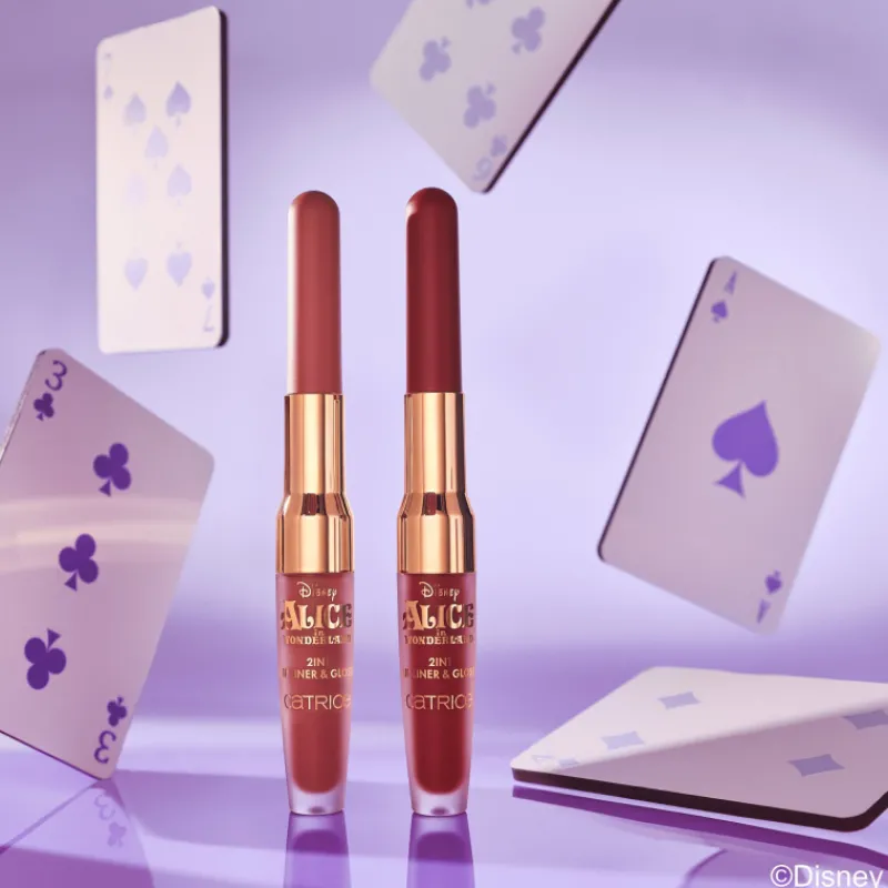 Discount Disney Alice in Wonderland 2in1 Lip Liner & Gloss Lip Gloss|Perfilador