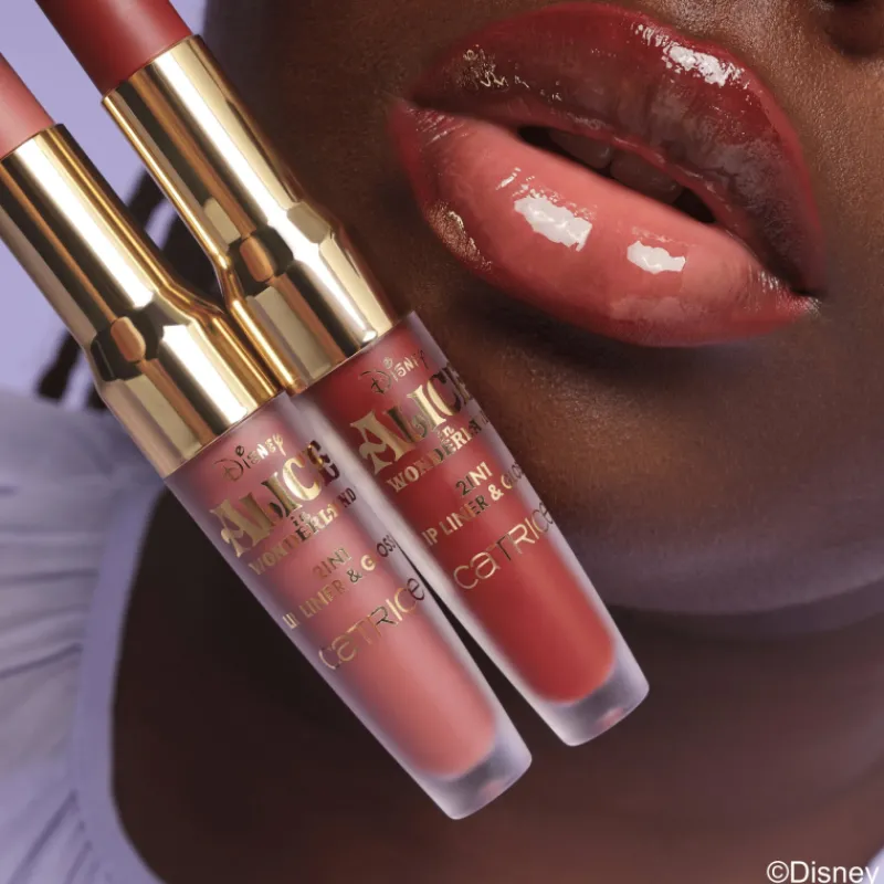 Discount Disney Alice in Wonderland 2in1 Lip Liner & Gloss Lip Gloss|Perfilador