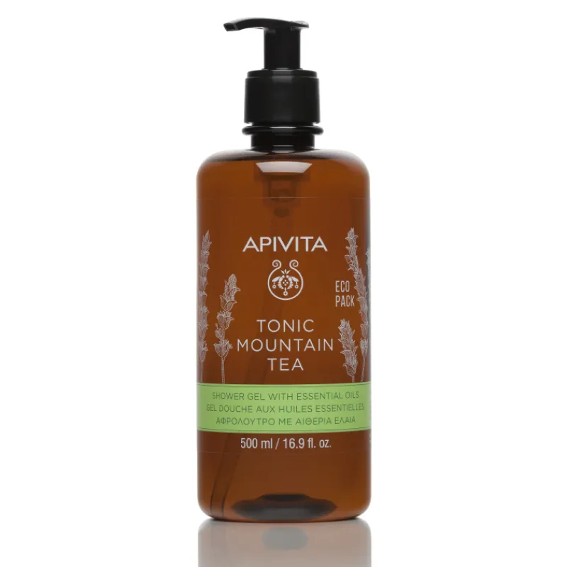 Hot Ecopack Mountain Tea Gel De Baño con Aceites Esenciales Estuches