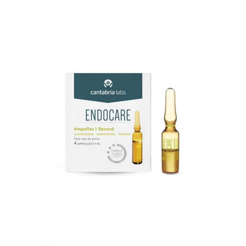 Clearance ENDOCARE 1 SECOND TRIPLE FLASH 4 AMP. X 1ML Facial