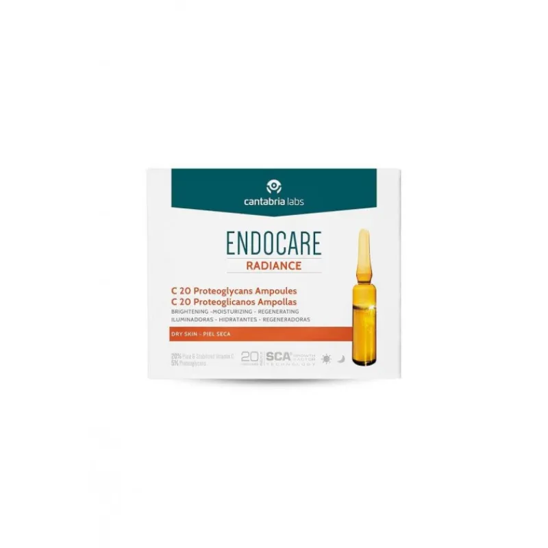 New ENDOCARE C20 PROTEOGLICANOS AMPOLLAS 30 X 2 ML Facial