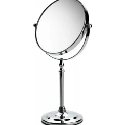 ESPEJO PLATEADO DE MESA Accesorios De Maquillaje