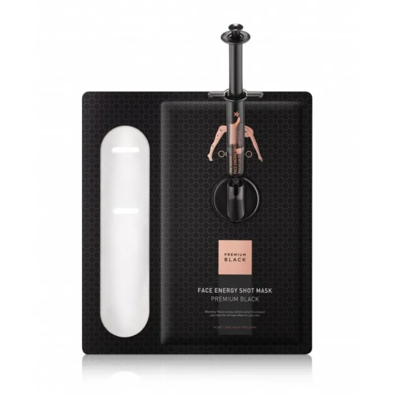 FACE IN-SHOT MASK PREMIUM BLACK Luminosidad|Hidratación