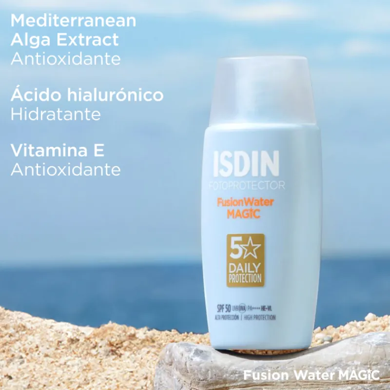 Hot FOTOPROTECTOR FUSION WATER MAGIC SPF 50+ 50ML Facial|Spf