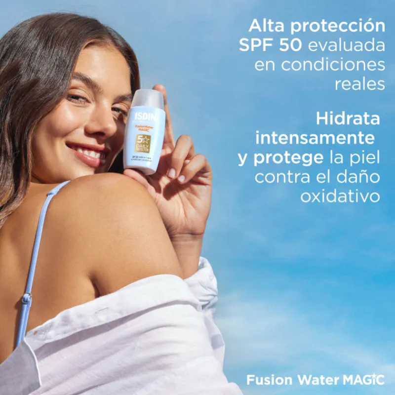 Hot FOTOPROTECTOR FUSION WATER MAGIC SPF 50+ 50ML Facial|Spf