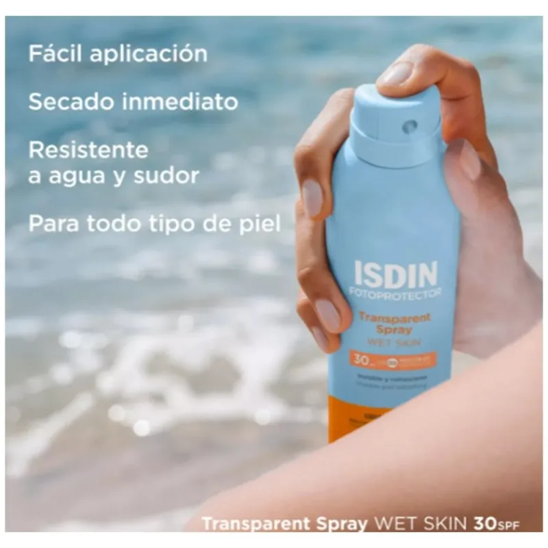 Discount FOTOPROTECTOR TRASNSPARENT SPRAY WET SKIN SPF30 Corporal