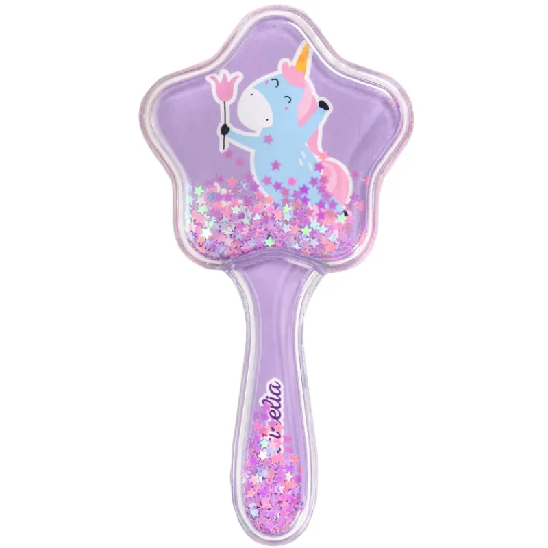 Clearance Glittery Hair Brush Unicorn Cepillos Y Peines