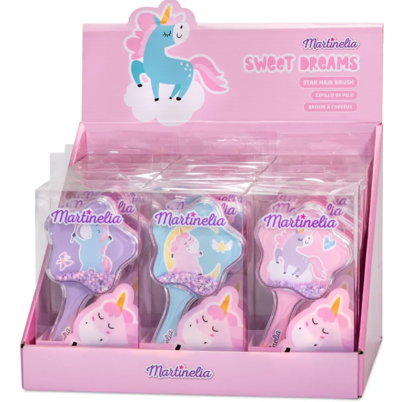 Clearance Glittery Hair Brush Unicorn Cepillos Y Peines