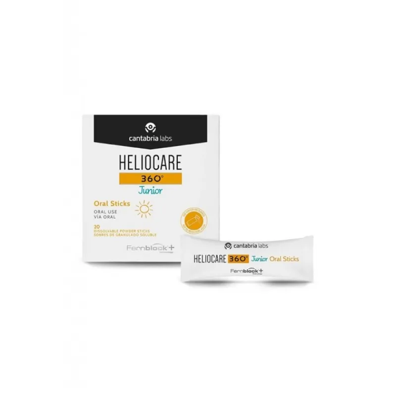 Best HELIOCARE 360º JUNIOR ORAL STICKS 20 SOBRES Infantil|Protección Solar