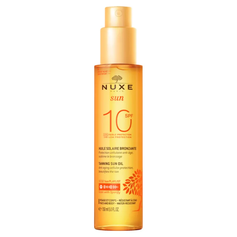 New HUILE SOLAIRE BRONZANTE SPF 10 150ML Corporal|Facial