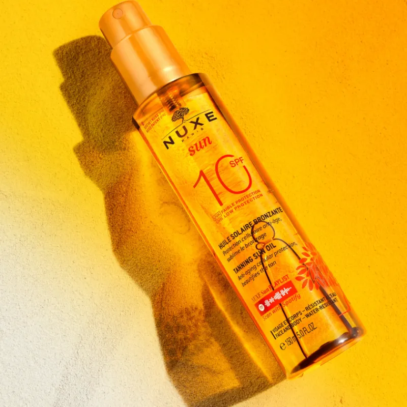 New HUILE SOLAIRE BRONZANTE SPF 10 150ML Corporal|Facial