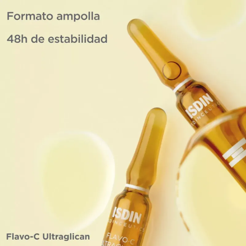 New CEUTICS FLAVO-C ULTRAGLICAN 10 AMPOLLAS 2ML Facial
