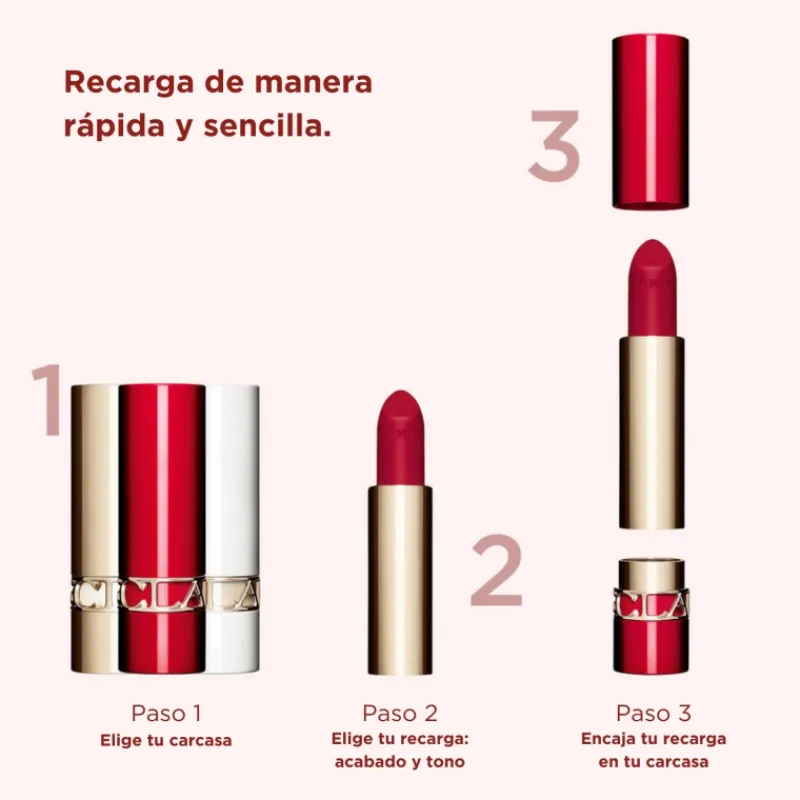 New Joli Rouge Velvet Recarga Barra De Labios