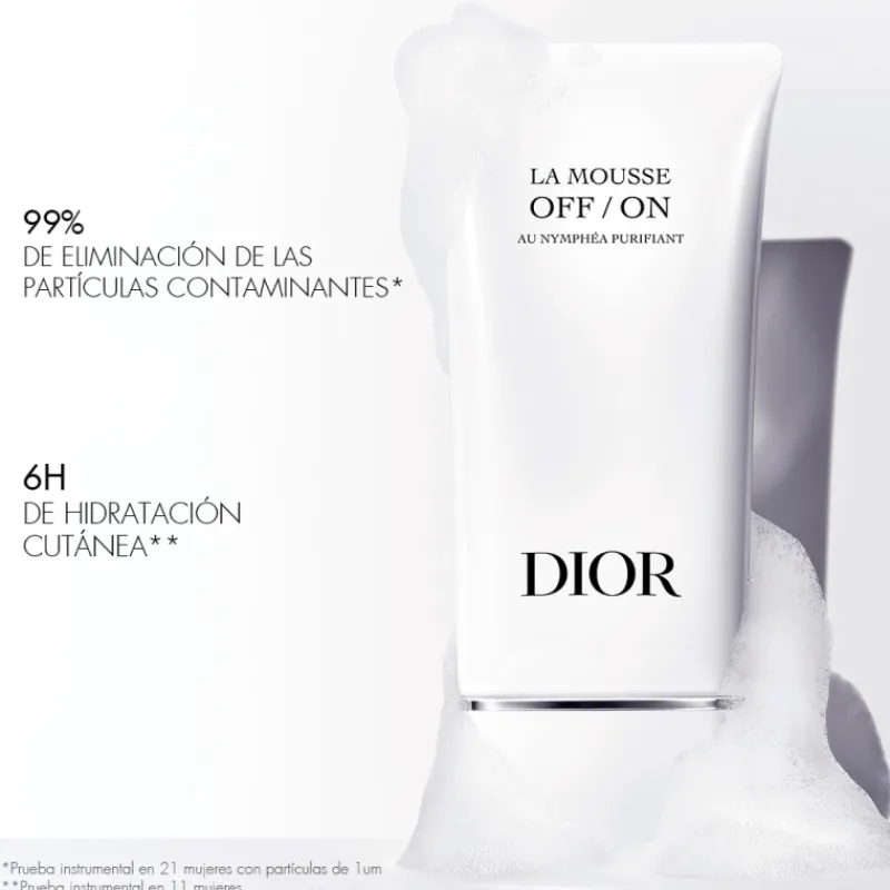 Sale LA MOUSSE OFF/ON Espuma limpiadora anticontaminación con nenúfar blanco francés purificante Pureza|Luminosidad