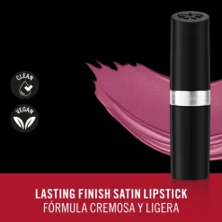 Hot Lasting Finish Satin Lipstick 4gr Barra De Labios