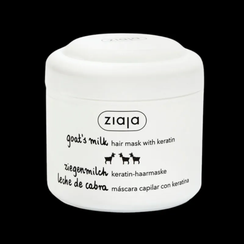 New Leche de Cabra Mascarilla Capilar con Keratina Mascarillas Y Exfoliantes