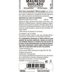 New MAGNESIO QUELADO COMP Cuidados Musculares|Vitaminas Y Minerales