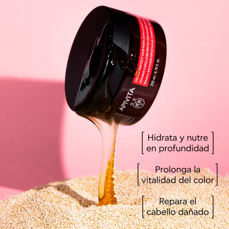 New Mascarilla Capilar Selladora del Color con Proteína de Quinoa y Miel Tratamientos Capilares