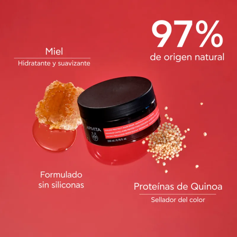 New Mascarilla Capilar Selladora del Color con Proteína de Quinoa y Miel Tratamientos Capilares