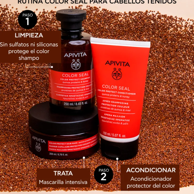 New Mascarilla Capilar Selladora del Color con Proteína de Quinoa y Miel Tratamientos Capilares