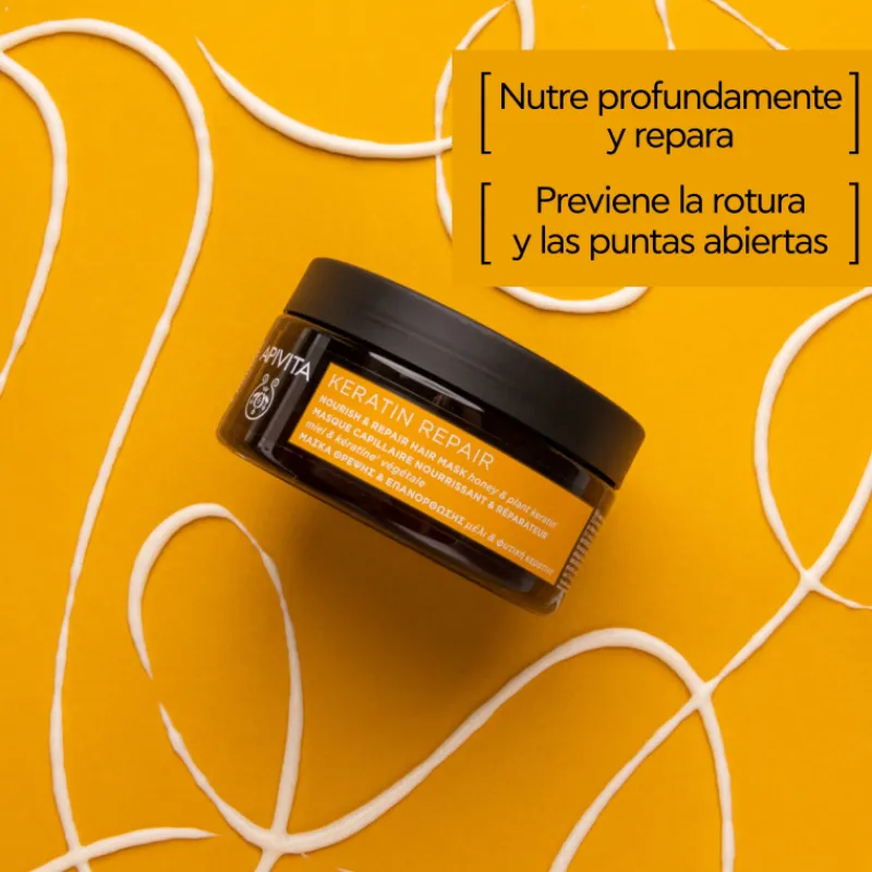 New Mascarilla Keratin Repair Nutritiva y Reparadora para Cabello Seco y Dañado Tratamientos Capilares