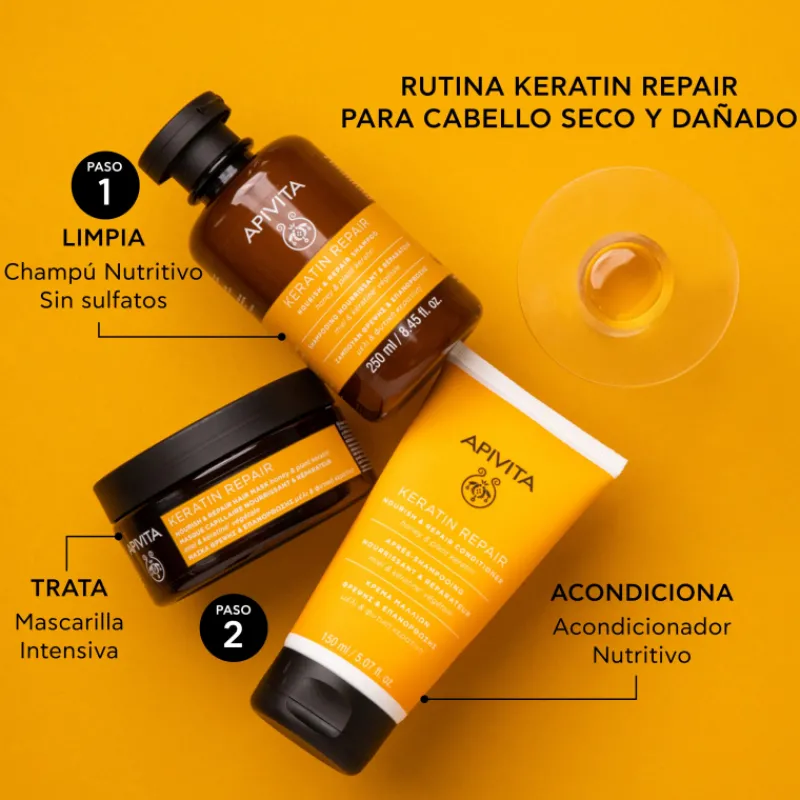 New Mascarilla Keratin Repair Nutritiva y Reparadora para Cabello Seco y Dañado Tratamientos Capilares