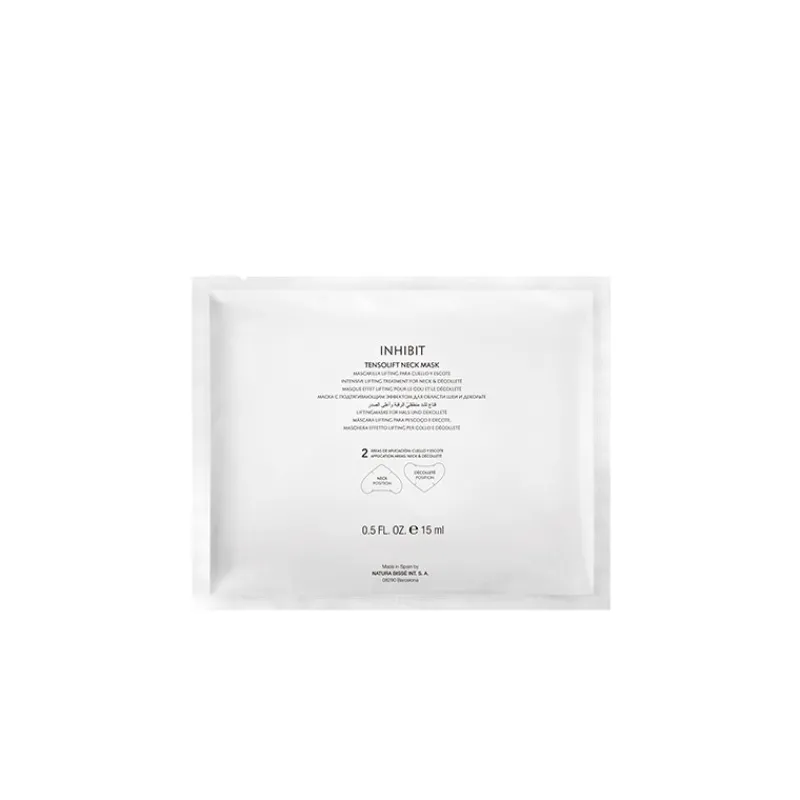 Clearance MASCARILLA LIFTING CUELLO Y ESCOTE INHIBIT TENSOLIFT NECK MASK 1 UNIDAD NATURA BISSÉ Acido Hialurónico|Luminosidad