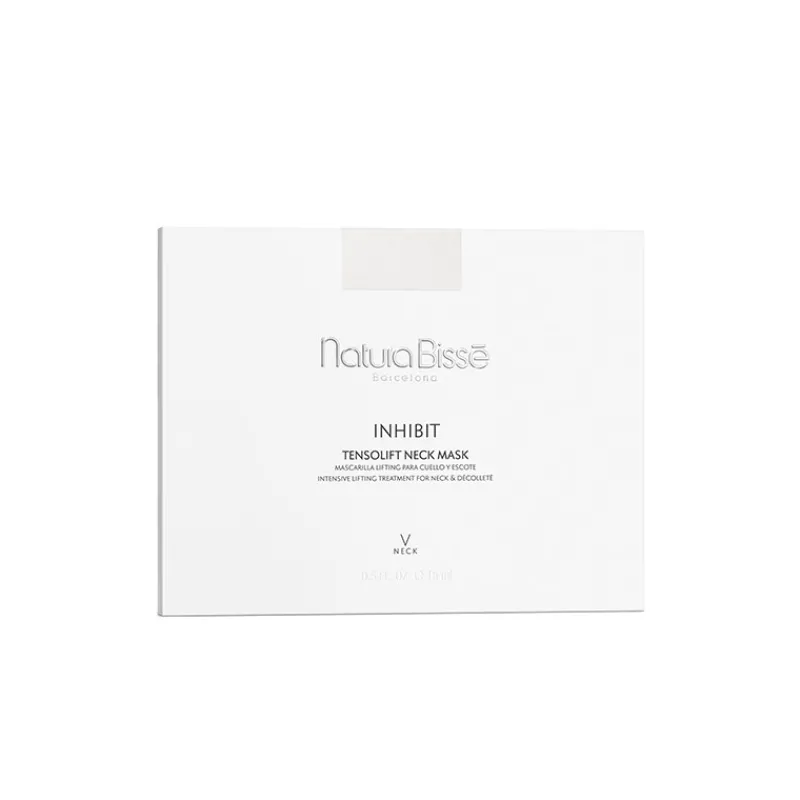 Clearance MASCARILLA LIFTING CUELLO Y ESCOTE INHIBIT TENSOLIFT NECK MASK 1 UNIDAD NATURA BISSÉ Acido Hialurónico|Luminosidad