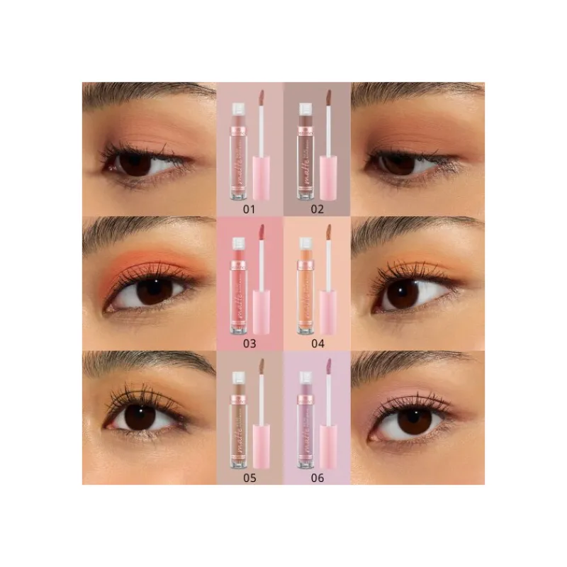 New Matte Liquid Eyeshadow Sombras|Base De Ojos