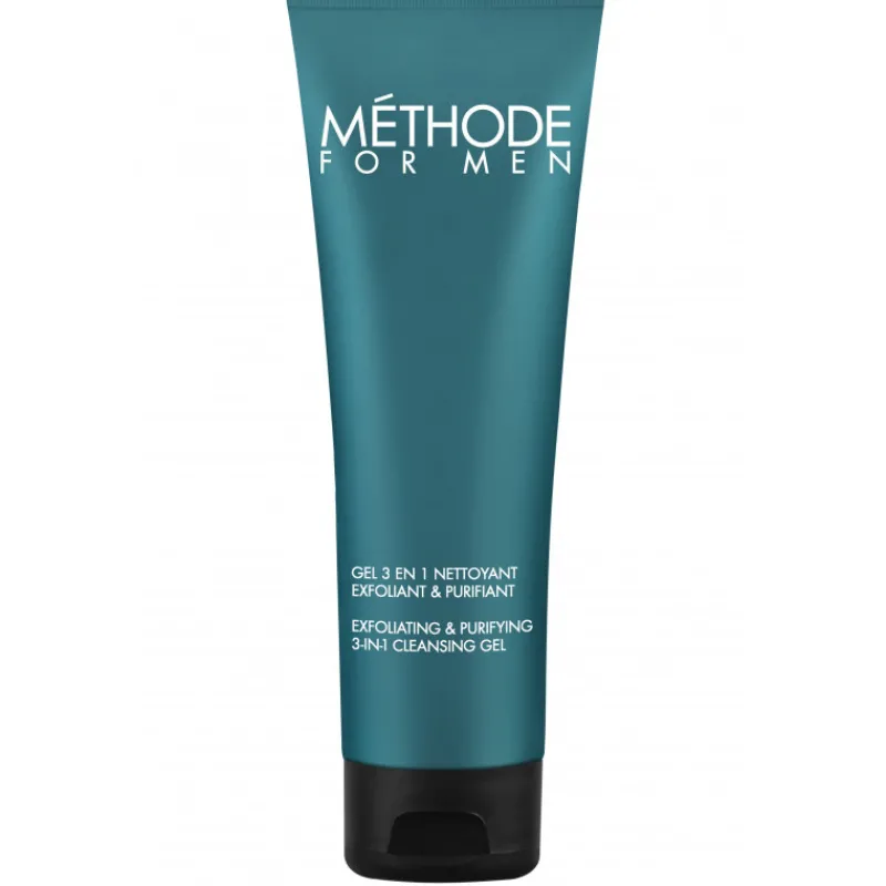 Best Méthode For Men Gel 3 en 1 Nettoyant Exfoliant & Purifiant 125 ml Pureza|Imperfecciones