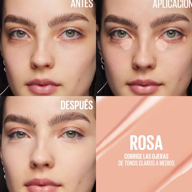 Best New York Corrector Rosa Antiojeras Y Corrector