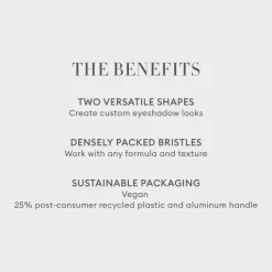 New Number 8 Dual-Ended Eyeshadow Brush Accesorios De Maquillaje