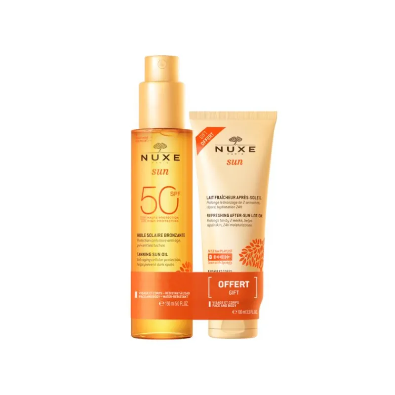 Clearance SUN HUILE SOLAIRE BRONZANTE + REGALO Corporal|Facial