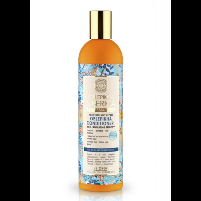 Hot OBLEPIKHA HAIR CONDITIONER FOR WEAK AND DAMAGED HAIR 400ML Karité|Miscelas